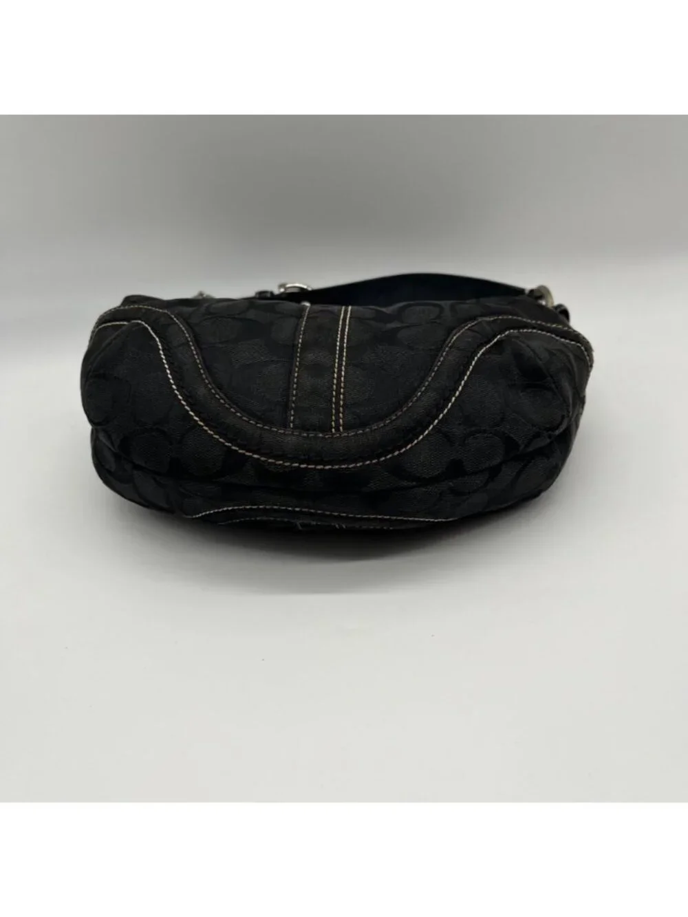 Coach Signature Canvas Black Soho Shoulder Bag - Picture 5 of 10